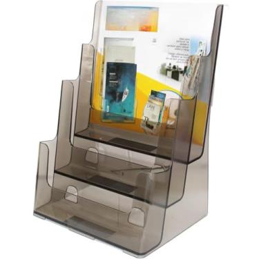 Imagem de Organizador De Papéis E Documentos Triplo Vertical(Fumê)