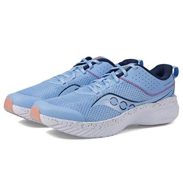 Imagem de Saucony Tênis infantil unissex Kinvara 14 de renda aos dedos, Azul claro, 10.5 Big Kid
