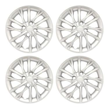 Imagem de Kit 4 Calota Aro 15 Compatível c/Roda Pulse 2023 22024 - Prata