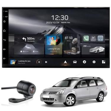 Imagem de Central Multimídia Nissan Livina 2008 2009 2010 2011 2012 2013 Adak G2 Tela QLED de 7" Polegadas 2GB 64GB Carplay e Android Auto GPS + Câmera de ré
