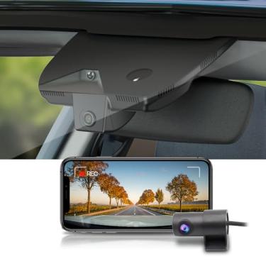 Imagem de Fitcamx Frente 2K+Traseiro 1080P Dash Cam para 2025 Kia K5 (Part No#L2500) LX LXS GT-Line EX GT, Integrado OEM Estilo, Duplo HD Vídeo, Integrado WiFi & APP, Loop Gravação, G-Sensor, Plug&Play, 64GB