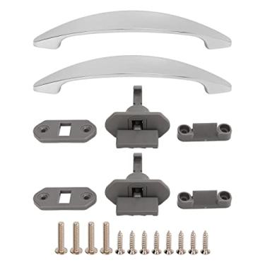 Imagem de Aramox 2 Conjuntos de Puxadores de Armário Em Liga de Zinco Puxadores de Gaveta Arqueados de Alta Dureza Resistentes Ao Desgaste Puxadores de Armário e Puxadores de Gaveta para Iate RV