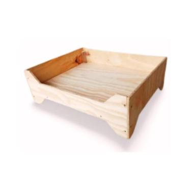 Imagem de Caminha Cachorro Madeira Compensado Naval G 50X60X20 Sem Pintura - MAP