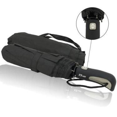 Imagem de Guarda Chuva Automático Abre E Fecha Reforçado Cabe na Bolsa  0077 - F