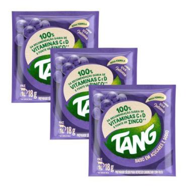 Imagem de Kit 3 Suco em Pó Tang Uva Intensa 18g