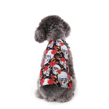 Imagem de Roupas de fantasia de Halloween para cães tamanho PP P M G GG pequeno médio grande filhote de cachorro macacão roupa