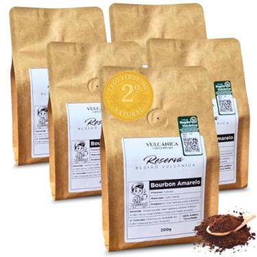 Imagem de Café Especial Premiado Moído 1kg – Bourbon Amarelo Reserva Vulcânica MG