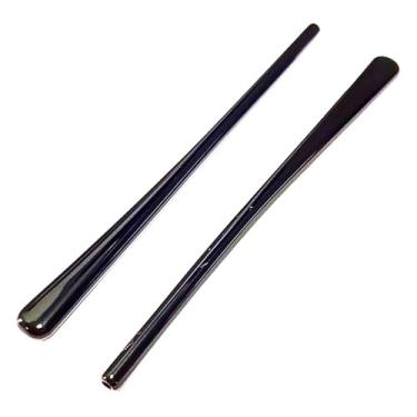 Imagem de 02 P Ponteira Ponta Haste Perna Silicone Acetato Haste Perna Reposição Manutenção Óculos (Acetato Preto P 35)