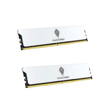 Imagem de MINPO ANACOMDA Kingsnake DDR5 RAM 32GB (2 x 16GB) 6400MHz CL36 288-Pin Desktop Memory com dissipador de calor - Feito em Taiwan