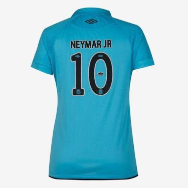 Imagem de Camisa Santos 25/26 N. 10 Neymar Jr. Jogador Edição Especial Umbro Fem