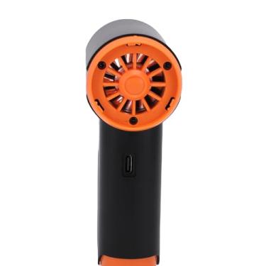 Imagem de Tomvorks Ventilador Turbo Portátil, Soprador de Poeira a Vácuo, Espanador de Ar Comprimido, Limpador Poeira Elétrico, Ferramenta Limpeza Teclado (acampamento Ao Ar livre) (Preto)