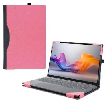 Imagem de Capa para laptop Lenovo ThinkBook 16 G8 IRL / G7 IML ARP para ThinkBook 16 G6 IRL ABP [Do Check Model] Bolsa removível para notebook PU acessórios com orifício de dissipação de calor (rosa)