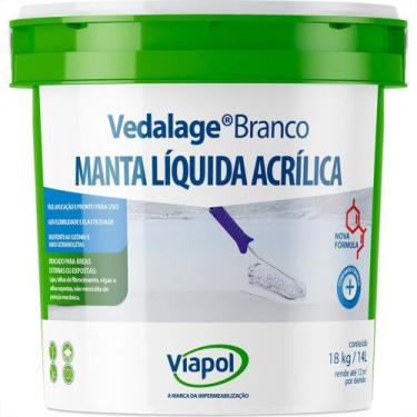 Imagem de Impermeabilizante Viapol Vedalage Branco 14L