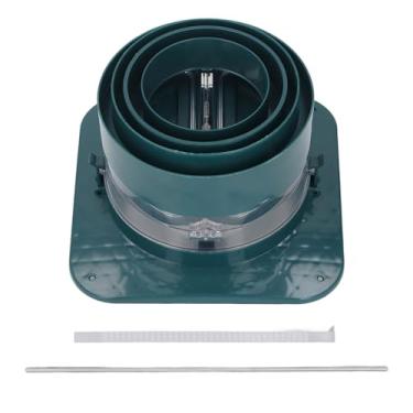 Imagem de Válvula de retenção de fumaça de óleo, calibre grande universal, válvula de duto de escape sem refluxo para exaustores de cozinha, material abs