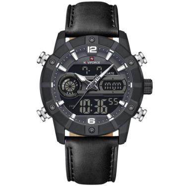 Imagem de Relógio digital masculino multifuncional luminoso esportivo  à prova dágua 