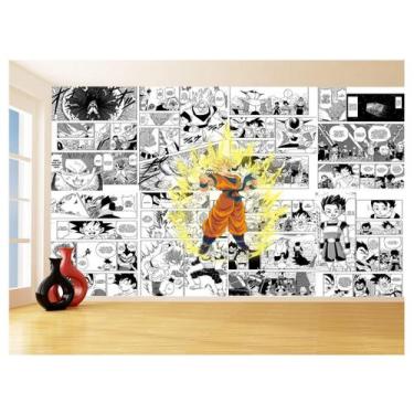 Imagem de Papel De Parede Dragon Ball Goku Página Manga 3,5M Dbz660 - Você Decor