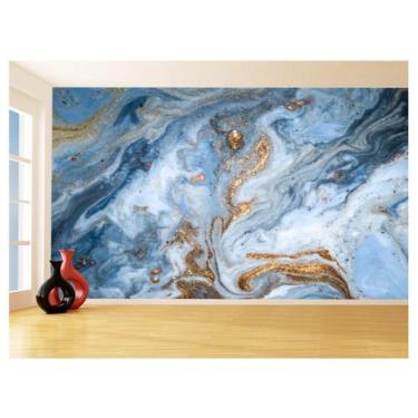 Imagem de Papel De Parede 3D Estilo Marmore Tintas Cores 3,5M Mbr88 - Você Decor