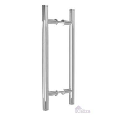 Imagem de Puxador Porta Tubular Madeira Ou Vidro Pivotante 50 Cm Inox - Minha Ca