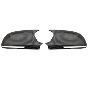 Imagem de Capa de espelho de asa de carro, para A4 A5 B8 A3 8P A6 C6 Q3 ABS tipo complemento de fibra de carbono para espelhos retrovisores automotivos