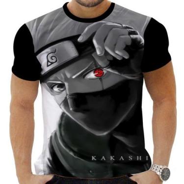 Imagem de Camiseta Camisa Personalizada Anime Naruto Kakashi Hatake 04 - Obds Co