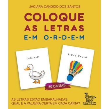 Imagem de Livro - Coloque as letras em ordem