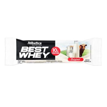 Imagem de Barra de Proteína Best Whey Atlhetica Nutrition Sabor com10g de Proteína 33g
