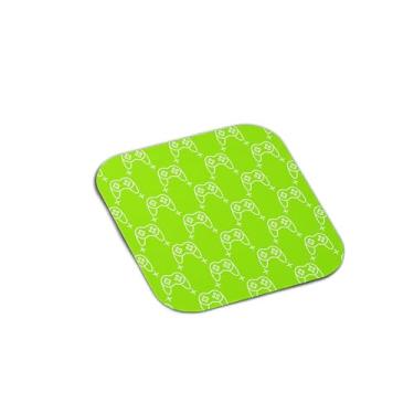 Imagem de Porta Copos Personalizado Gamepad Controlador de Jogo Sem Fio Verde - Tamanho 10x10 cm