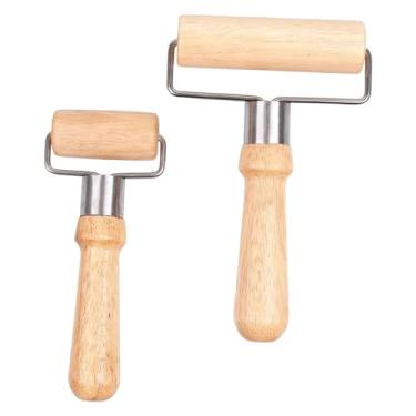 Imagem de Generic Conjunto de 2 Rolos de Madeira Profissionais E Práticos, Essenciais para Cozinhar.