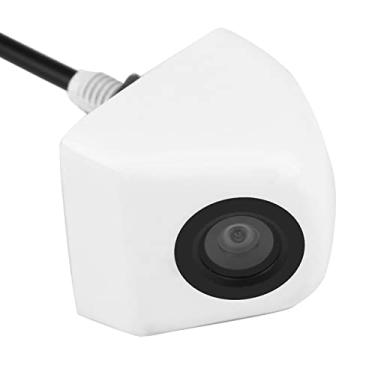 Imagem de Luqeeg Câmera de Visão Traseira CCD de Carro à Prova D'água Com Luzes LED para Assistência de Estacionamento Universal (Branco)