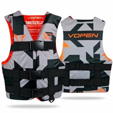 Imagem de Colete Salva Vidas Homologado Nylon VP22 Aquatic - VP22Q - Aquatic Vop