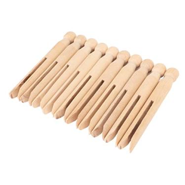 Imagem de ZJchao Enrolador de Bola de Fio de Madeira Grande Ranhura Oca Suavização de Armazenamento de Fio de Madeira Vara Enrolador de Bobina de Manual para tricô crochê de Faia 10