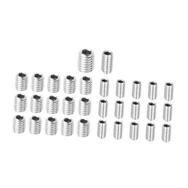 Imagem de SiaBiced Conjunto de montagem de puxador de porta de geladeira/freezer com parafusos M4 e M6. Puxador de porta para substituição dos modelos, 16 Peças M4