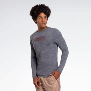Imagem de Camiseta Reebok Race Print Manga longa Masculina-Masculino
