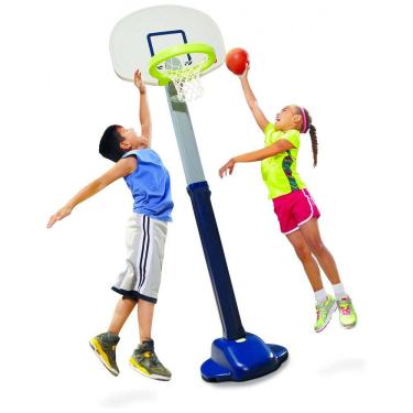 Imagem de Conjunto de Basquete Ajustável para Crianças de 6 a 15 Anos, Little Tikes, Azul