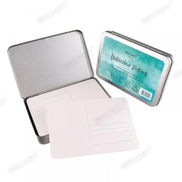 Imagem de Estojo de Papel Aquarela PostCard Sinoart 24 Folhas 300g/m² - Z044