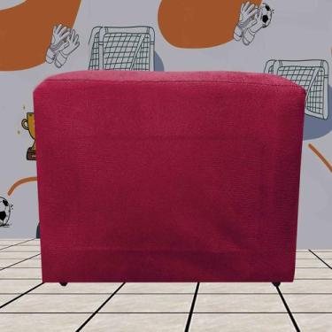 Imagem de Kit com 2 Puff Quadrados Infantil Varias Cores  - Moveis Aguias, Verme