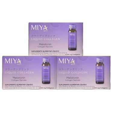 Imagem de Colágeno Líquido com Melatonina Miya Kea 30 Frascos Sabor Pêssego