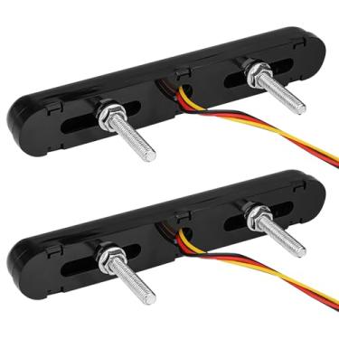 Imagem de Tiras de LED DRL Switchback piscando luzes de seta ou caminhões resistentes, conjunto de motocicletas