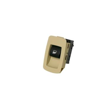 Imagem de Interruptor de botões de controle de janela de energia elétrica do carro 61319217329 substituição apto para bmw série 3 e90 e91(Model C Beige)