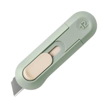 Imagem de Cortador De Papel Mini Portátil Com Abertura Automática De Caixa, Faca