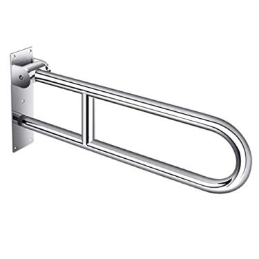 Imagem de HDVLXZLY Corrimãos para deficientes, barra de apoio de banheiro para idosos, alça antiderrapante para chuveiro, barra de equilíbrio de banheira de montagem na parede, trilho de mão para banheira para