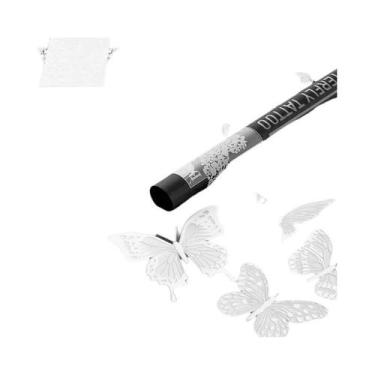 Imagem de Papel De Embrulho Floral Com Borboletas 20 Folhas Papel Artesanal Fosc