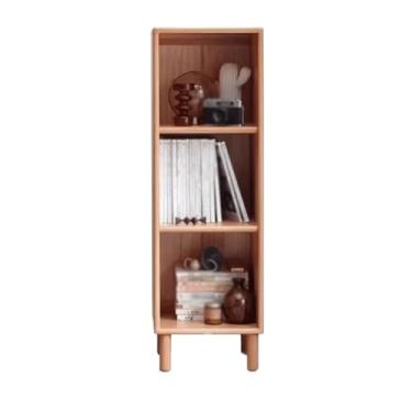 Imagem de Armário de arquivo com 3 células, prateleira organizadora de madeira, para escritório, livros, acessórios, estante de exibição de armazenamento, suporte de impressora, escritório