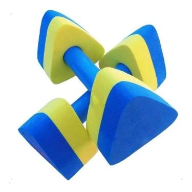 Imagem de Par Halter Hidroginástica 1 A 2 Kg Fisioterapia Natação