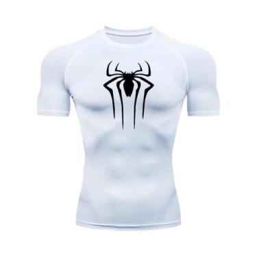 Imagem de Camiseta Masculina De Compressão De Secagem Rápida, Manga Curta, Fitne