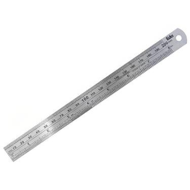 Imagem de Régua De Aço Inox 8"" 20 Cm - 0ar - Eda Régua De Aço Inox 8" 200mm - 0ar - Eda