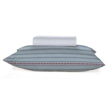 Imagem de Jogo de cama casal 3 peças teka crystal 100% algodão 120 fios, RAYAS