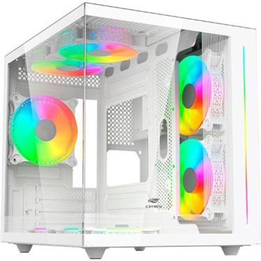 Imagem de Gabinete Gamer C3tech Aquarius Mt-g810 Sem Fans Branco [f002]