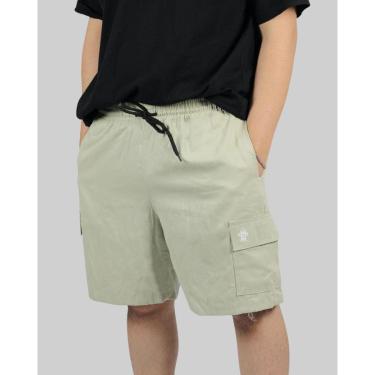 Imagem de Bermuda DR7 Street Cargo Logo Hidrante Stamped - Areia-Unissex