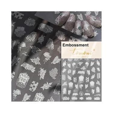 Imagem de Adesivos De Unha 5D Borboleta Vermelha Fênix Andorinha Decalques De Ma